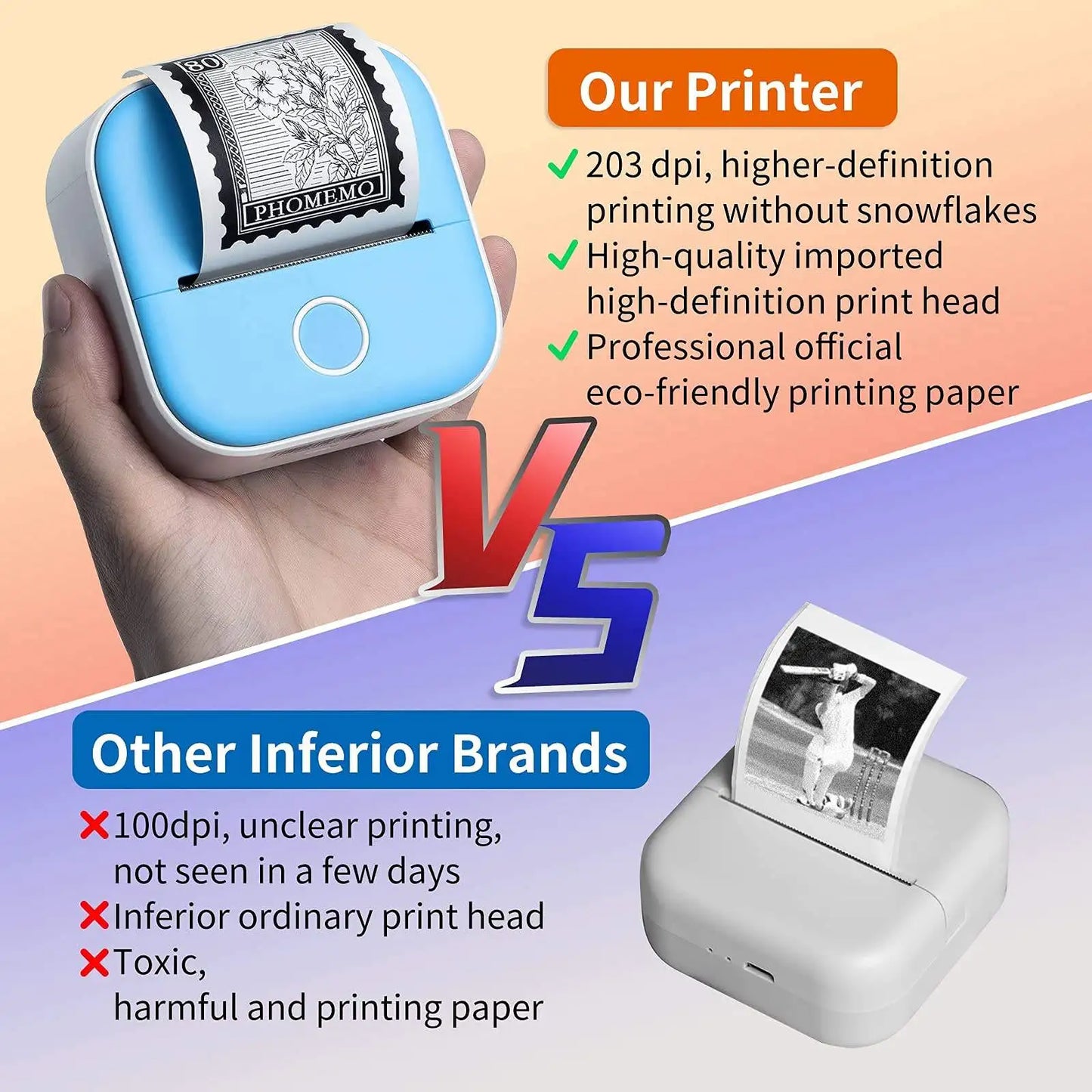 Portable Mini Thermal Printer
